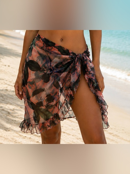 No brand Other - Floral sheer Beach/ pool coverup medium